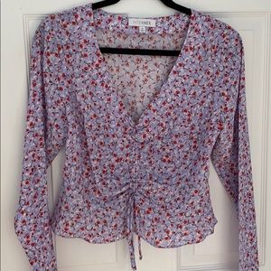 Intermix silk printed blouse